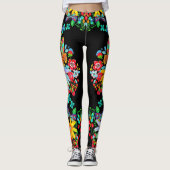 Bohemian Butterfly Floral Leggings (Voorkant)