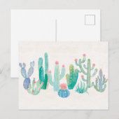 Bohemian Cactus Briefkaart (Voorkant / Achterkant)