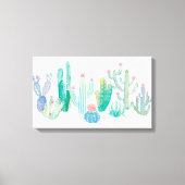 Bohemian Cactus Canvas Afdruk (Voorkant)