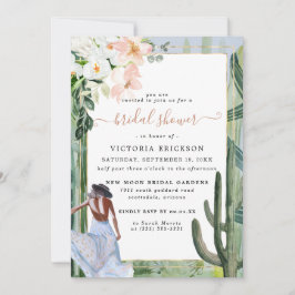Bohemian Cactus Desert Floral Vrijgezellenfeest In Kaart