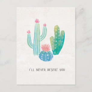 Bohemian Cactus   Ik zal je nooit waarschuwen Briefkaart