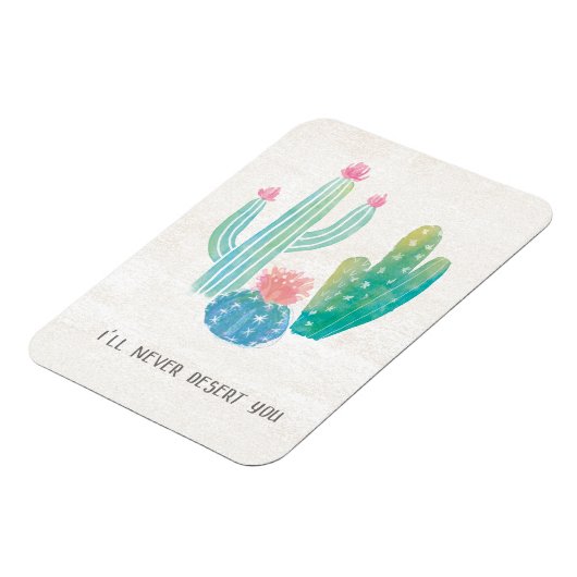 Bohemian Cactus | Ik zal je nooit waarschuwen Magneet (Linkerzijde)