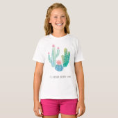 Bohemian Cactus | Ik zal je nooit waarschuwen T-shirt (Voorkant volledig)