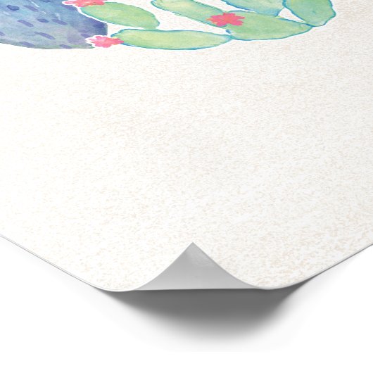 Bohemian Cactus Poster (Hoek)