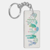 Bohemian Cactus Sleutelhanger (Voorkant Links)