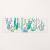 Bohemian Cactus Yogamat (Voorkant (horizontaal))