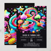 Bohemian Candyland Verjaardag Kaart (Voorkant / Achterkant)