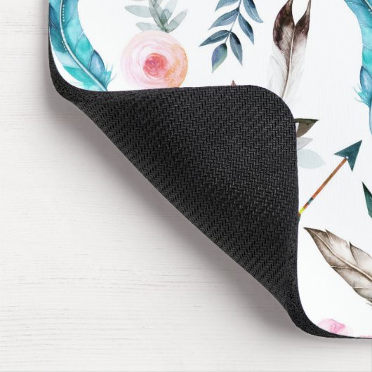 Bohemian Chic Floral Boho Girl Muismat (Hoek)