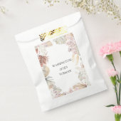 Bohemian Chic Floral Wedding gunstzak Bedankzakje (Gezegeld)