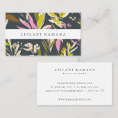 Bohemian Chic Foliage Pattern Visitekaartje (Voorkant / Achterkant)