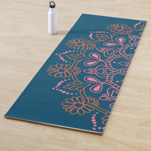 Bohemian Chic Mandala Spirituele Wellness   Blauw Yogamat