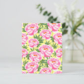 Bohemian Chic Pink Peonies Patroonboek (Staand voorkant)