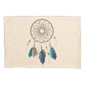 Bohemian Chic Tribal Dream Catcher Native Kussensloop (Voorkant)