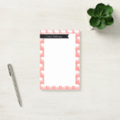 Bohemian Chic White Elephants | Gepersonaliseerd Post-it® Notes (Kantoor)