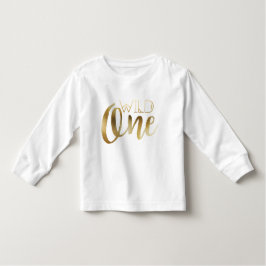 Bohemian Chic Wild One | Tribal Gold Foil Kinder Shirts