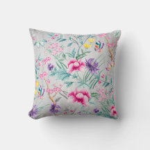 Bohemian Chinoiserie Tropical Tiffany Butterfly