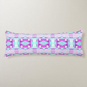 Bohemian Chintz 115 Turquoise Paarse Lichaamskussen