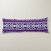 Bohemian Chintz 116 Wit Paarse Lichaamskussen (Achterkant)