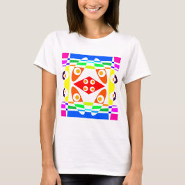 Bohemian Chintz 121 Regenboog T-shirt