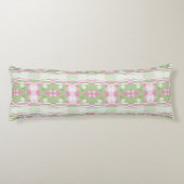 Bohemian Chintz 19 pastel groen roze wit Lichaamskussen (Achterkant)