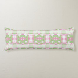 Bohemian Chintz 19 pastel groen roze wit Lichaamskussen