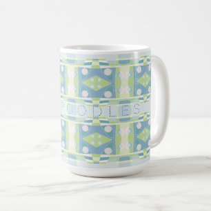 Bohemian Chintz 20 pastel groen blauw roze Koffiemok