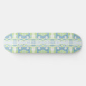 Bohemian Chintz 20 pastel groen blauw roze Persoonlijk Skateboard (Horizontaal)