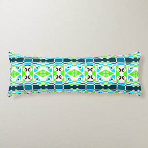 Bohemian Chintz 3 Blauw Groen Lichaamskussen