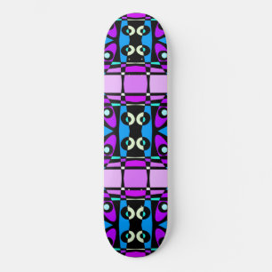 Bohemian Chintz 48 Paarse Blauw Zwart Persoonlijk Skateboard