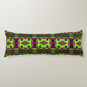 Bohemian Chintz 57 Magenta Limoen Lichaamskussen