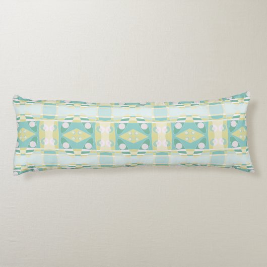 Bohemian Chintz 60 Olive Mint Groen Lichaamskussen (Achterkant)