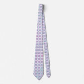 Bohemian Chintz 73 Pastel Lila Turquoise Stropdas (Voorkant)