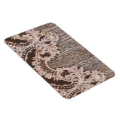 Bohemian chique western land hout bloemenkant magneet (Rechterzijde)