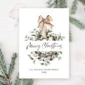 Bohemian Christmas Wreath Corporate Groet Feestdagenkaart