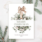 Bohemian Christmas Wreath Corporate Groet Feestdagenkaart