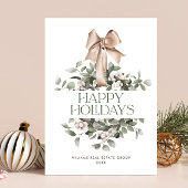 Bohemian Christmas Wreath Corporate Groet Feestdagenkaart