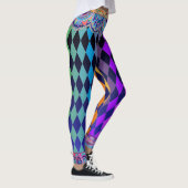 Bohemian Circus Midnight Blue Jester Leggings (Rechts)