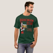 Bohemian Club Beer - Roscoe, PA-Fotozaal T-shirt (Voorkant volledig)