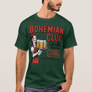 Bohemian Club Beer - Roscoe, PA-Fotozaal T-shirt