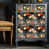 Bohemian Craft Blauwgroen  Georgische Boho Vogels Tissuepapier