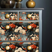 Bohemian Craft Blauwgroen  Georgische Boho Vogels Tissuepapier