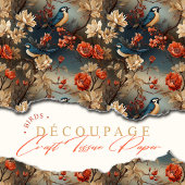 Bohemian Craft Retro  Vogels Tissuepapier