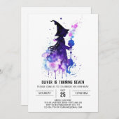 Bohemian Custom Magische Verjaardag Kaart (Voorkant / Achterkant)