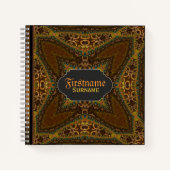 Bohemian  Custom Name Guestbook Notitieboek (Voorkant)