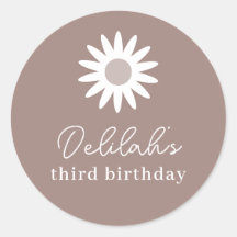 Bohemian Daisy Birthday