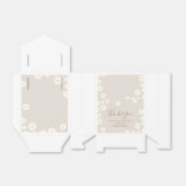 Bohemian Daisy Floral Baby shower Favor Box Bedankdoosjes (Uitgevouwen)