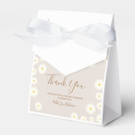 Bohemian Daisy Floral Baby shower Favor Box Bedankdoosjes