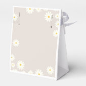 Bohemian Daisy Floral Baby shower Favor Box Bedankdoosjes (Achterkant)