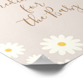 Bohemian Daisy Floral Predications for baby Poster (Hoek)