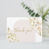 Bohemian Desert bedankje Bedankkaart (Staand voorkant)